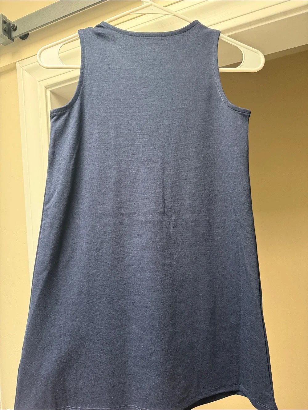 The Children's Place Uniform Dark Blue Dress with Front Pleat